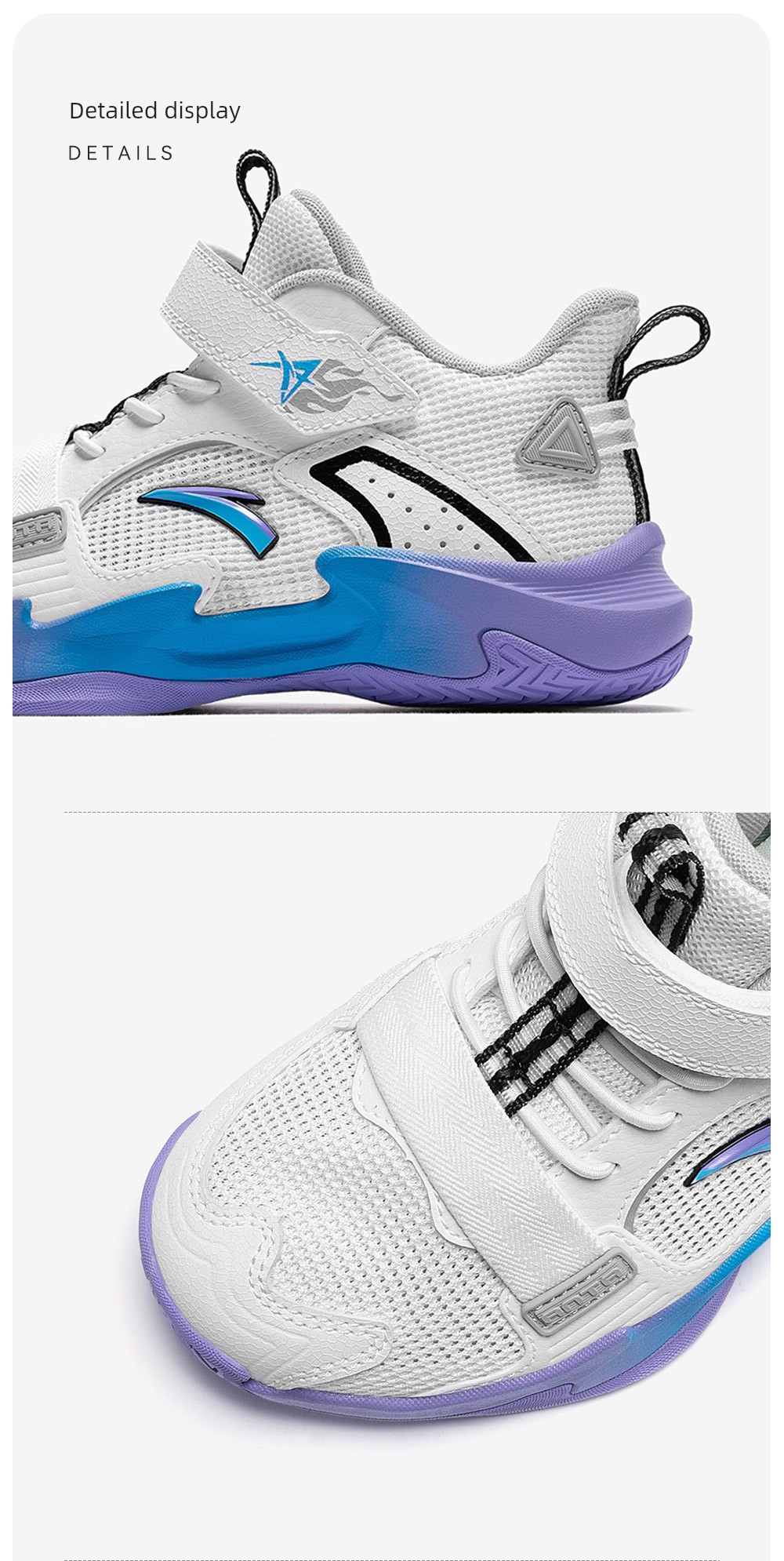 Trial | Anta Kids Boys' New Autumn Model Professional Practical Youth Training Basketball Shoes Sports Shoes — 55