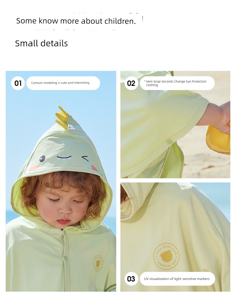 Beipisi Summer Ice Silk Shawl Children's Sun Protection Clothing — 30