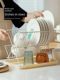 Modern Housewife Dish Storage Rack Multi-function Kitchen Sink Household Foldable Countertop Drain Bowl Rack Storage Rack