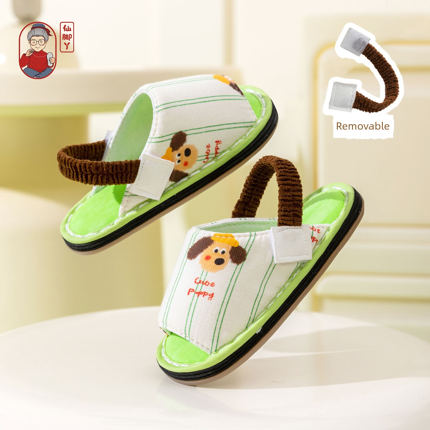 Fairy Feet Children's Layered Cotton Slippers Baby Indoor Home Non-Slip Breathable Cartoon Floor Shoes for Boys and Girls — 6
