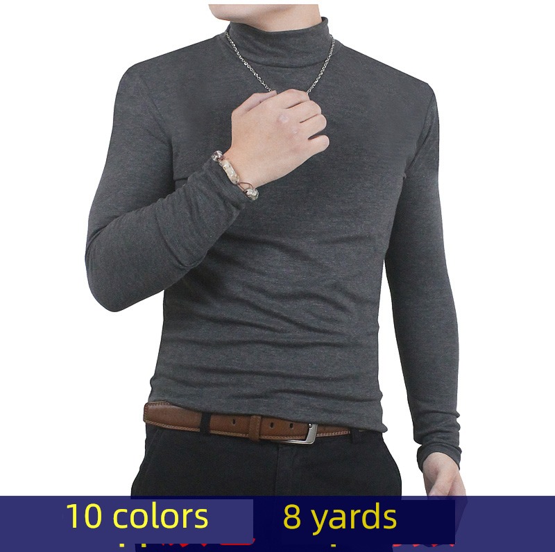 tide man pure cotton thickening Inner clothes Long sleeve T-shirt