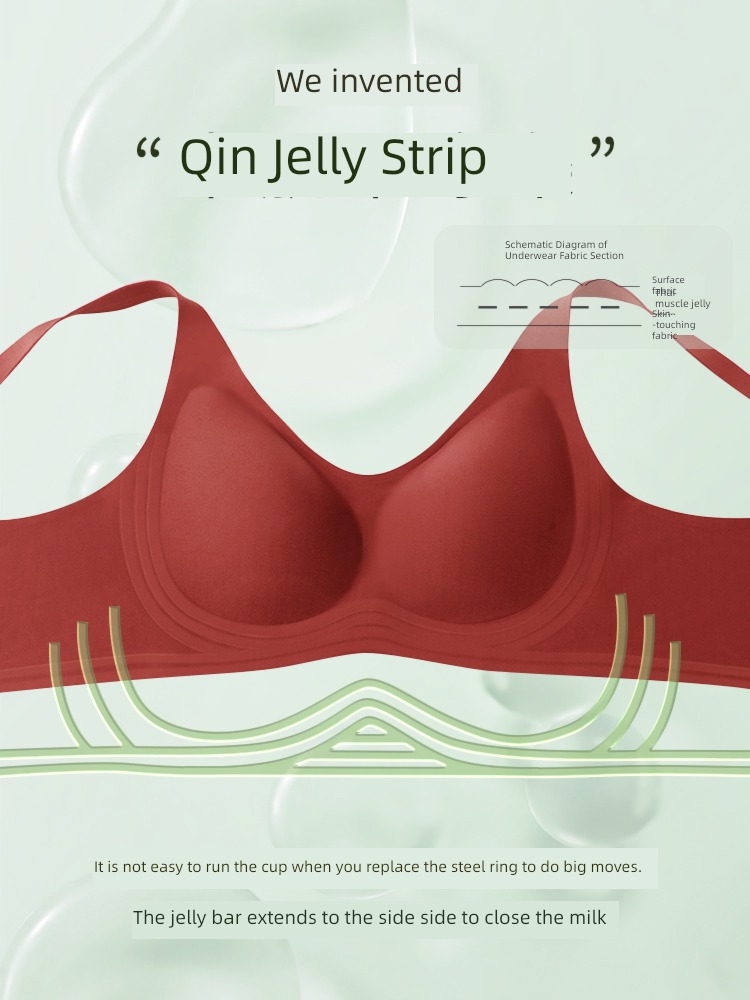 Simple muscle Good product Wireless  Collecting accessory milk Underwear set