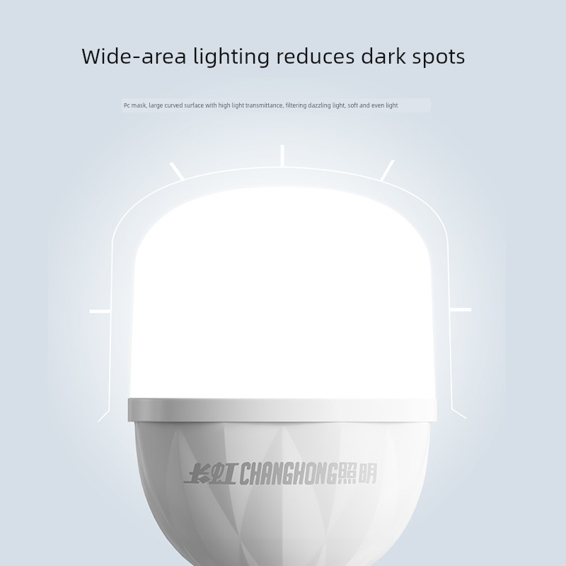 Changhong Lighting Bayonet B22 Led Bulb Old-Style Screw Base Indoor Household Ultra-Bright Full-Spectrum Eye-Protection Energy-Saving Lamp