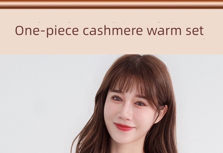 keep warm Underwear female Plush thickening suit one Cashmere Derong No trace fever Autumn clothes and pants Lay a foundation cotton jersey