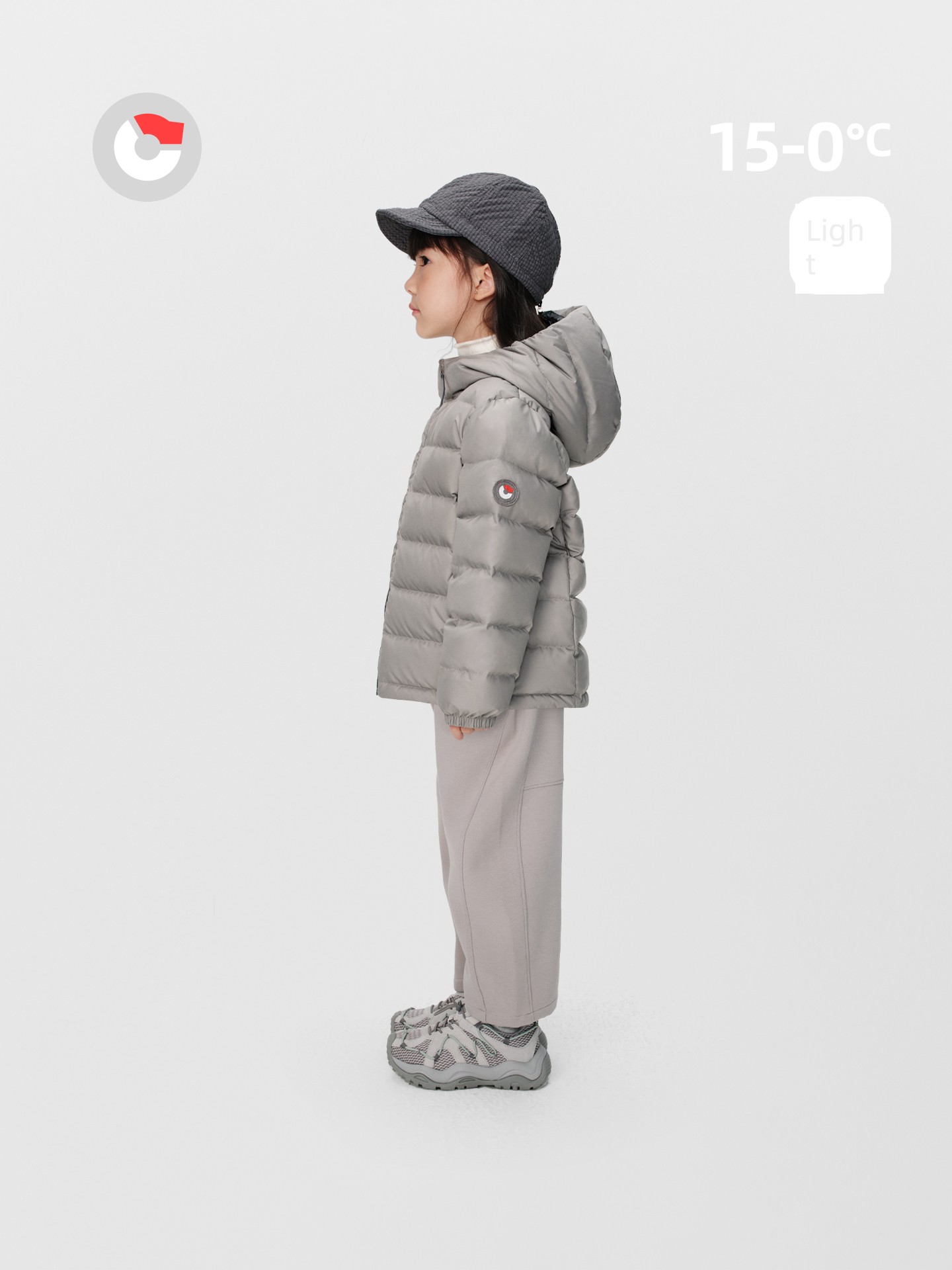 Nanny Goose Children's down Jacket Short Hooded Warm Coat for Older Kids Ultra-Light Soft Comfortable Thin Winter Jacket — 4