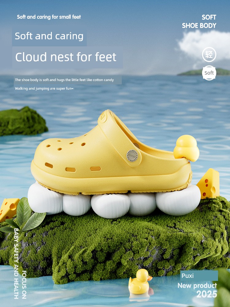 Puxi 2026 Nezha Clogs Summer Non-Slip Children's Beach Sandals Women's Thick-Soled Outdoor Shoes for Boys and Girls — 2