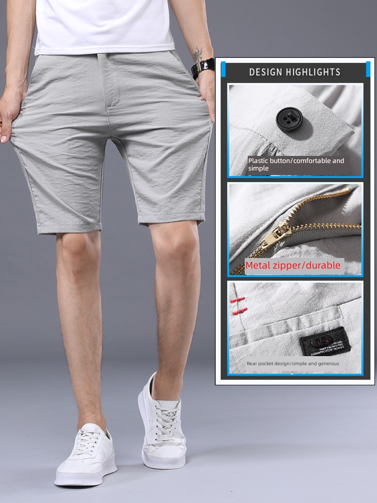 full marks summer ultrathin paragraph Ice silk breathable leisure time shorts