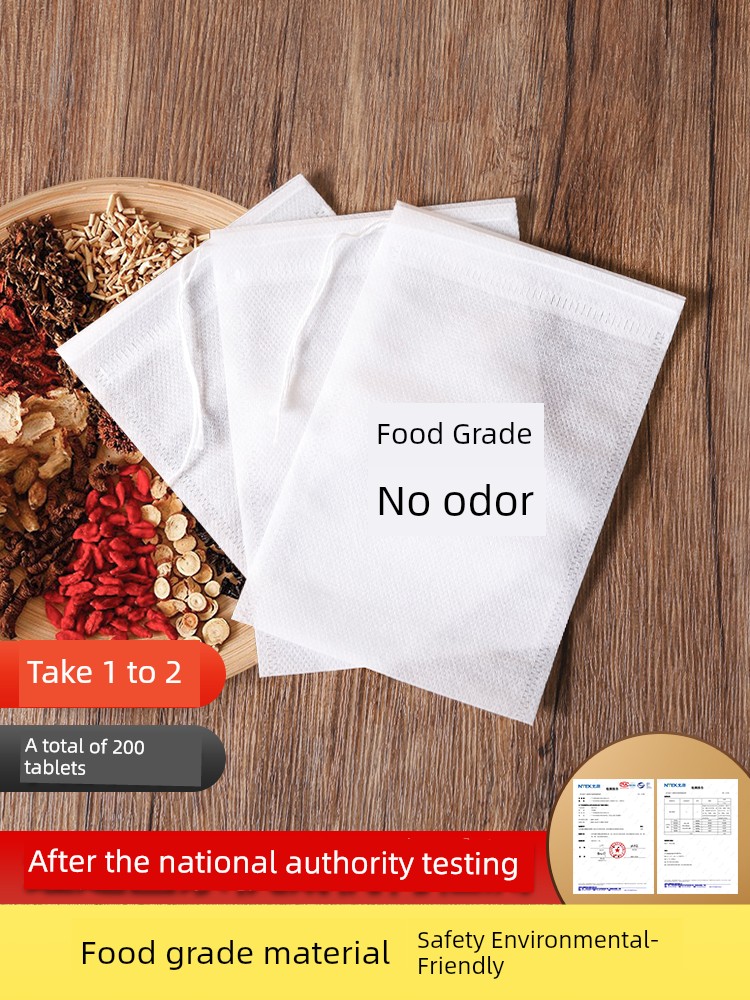 Non-Woven Food Grade Soup Traditional Chinese Medicine Tea Bags