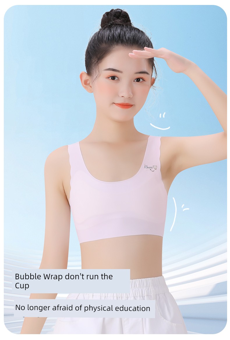 Kids Intimates development period Primary School students 10 years old 11 girl small vest Young Adult stage little girl bra Youth — 3