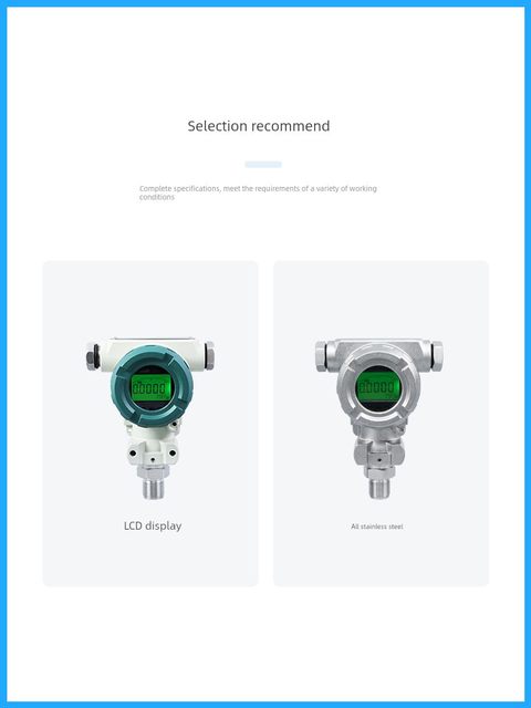PCM301 Explosion-proof Pressure Transmitter Natural Gas Compressor Exd CT6 Explosion-proof Pressure Sensor