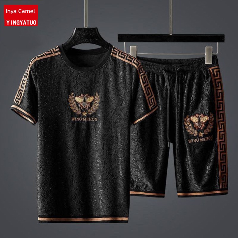 Chaopai Hong Kong summer man leisure time Sports suit