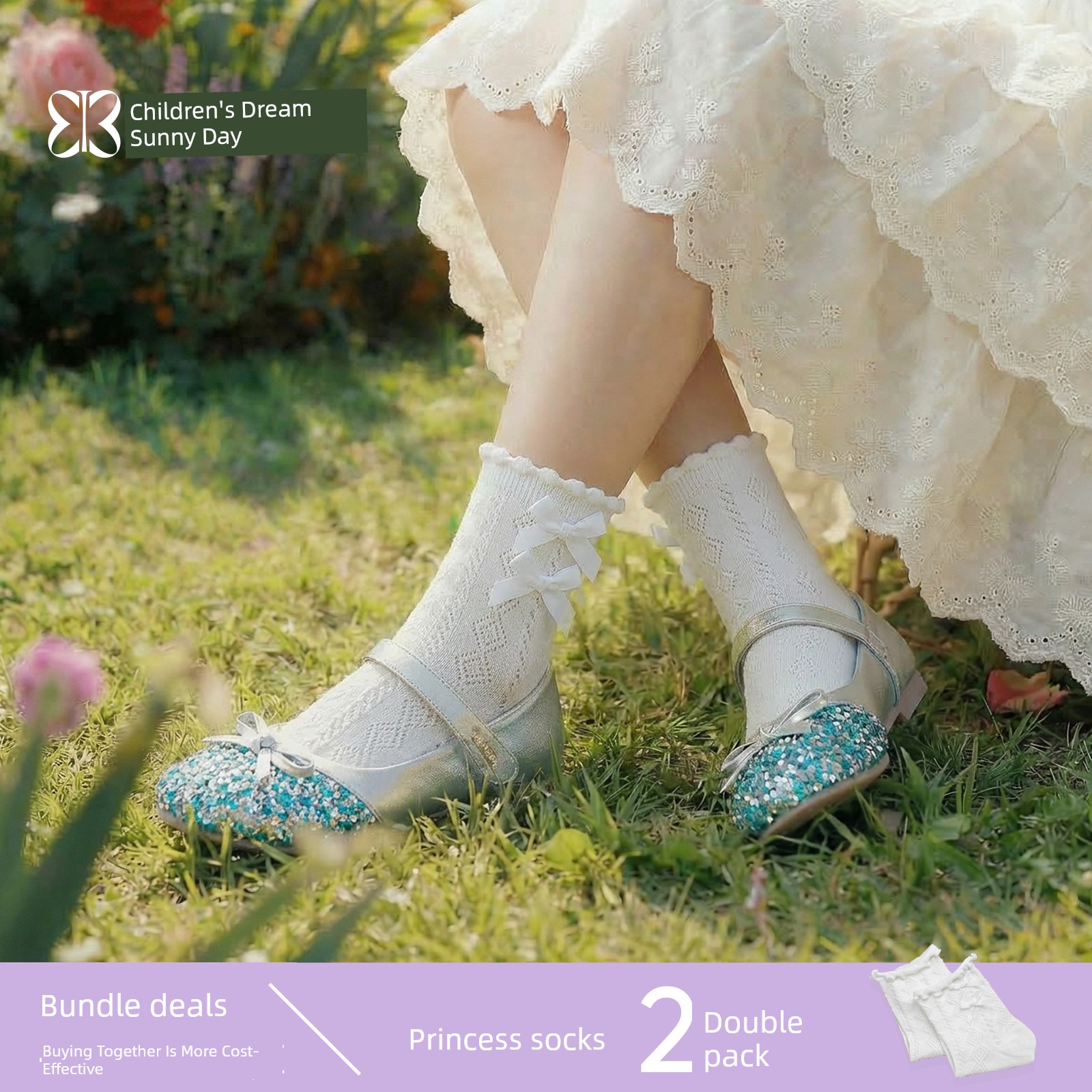 Princess Shoes for Girls, 2026 New Autumn Children's Shoes, Small Leather Shoes, Baby Crystal Shoes, Silver Soft-Soled Shoes — 8