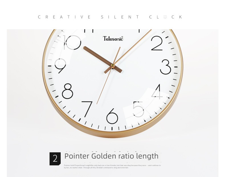 Uranus Northern Europe Simplicity originality quartz a living room Wall clock