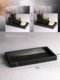 Marble aromatherapy tray ornaments Light luxury hotel bathroom toilet bowl countertop hand sanitizer tray set high-end sense