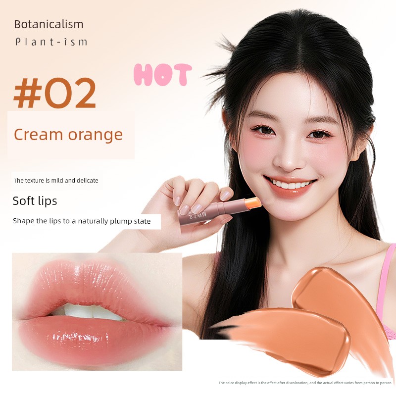 Botanical Color-Changing Lip Balm, Light-Colored Lipstick, Can Be Used to Moisturize and Soften Lip Lines, Prevent Dryness, and Protect Lips during — 2
