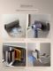 Hairdryer storage rack, bathroom hair dryer, no punching rack, bathroom wall-mounted air duct support storage tool