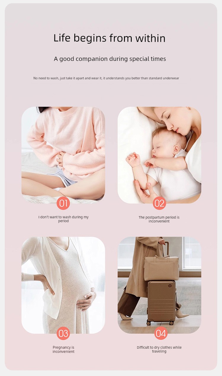 Disposable Underwear for Women during Postpartum Period, Special for Pregnant Women, Pure Cotton, Sterile, High-Waisted, Large Size after Caesarean — 18