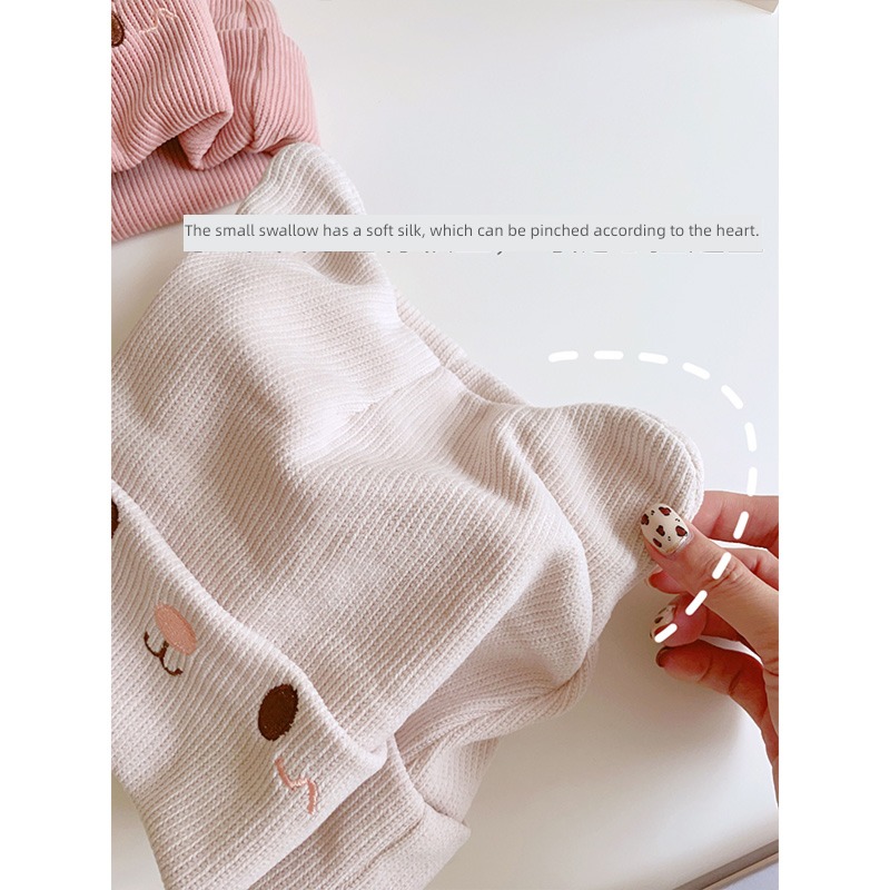 Internet celebrity female Autumn and winter Korean version lovely student knitting Hat