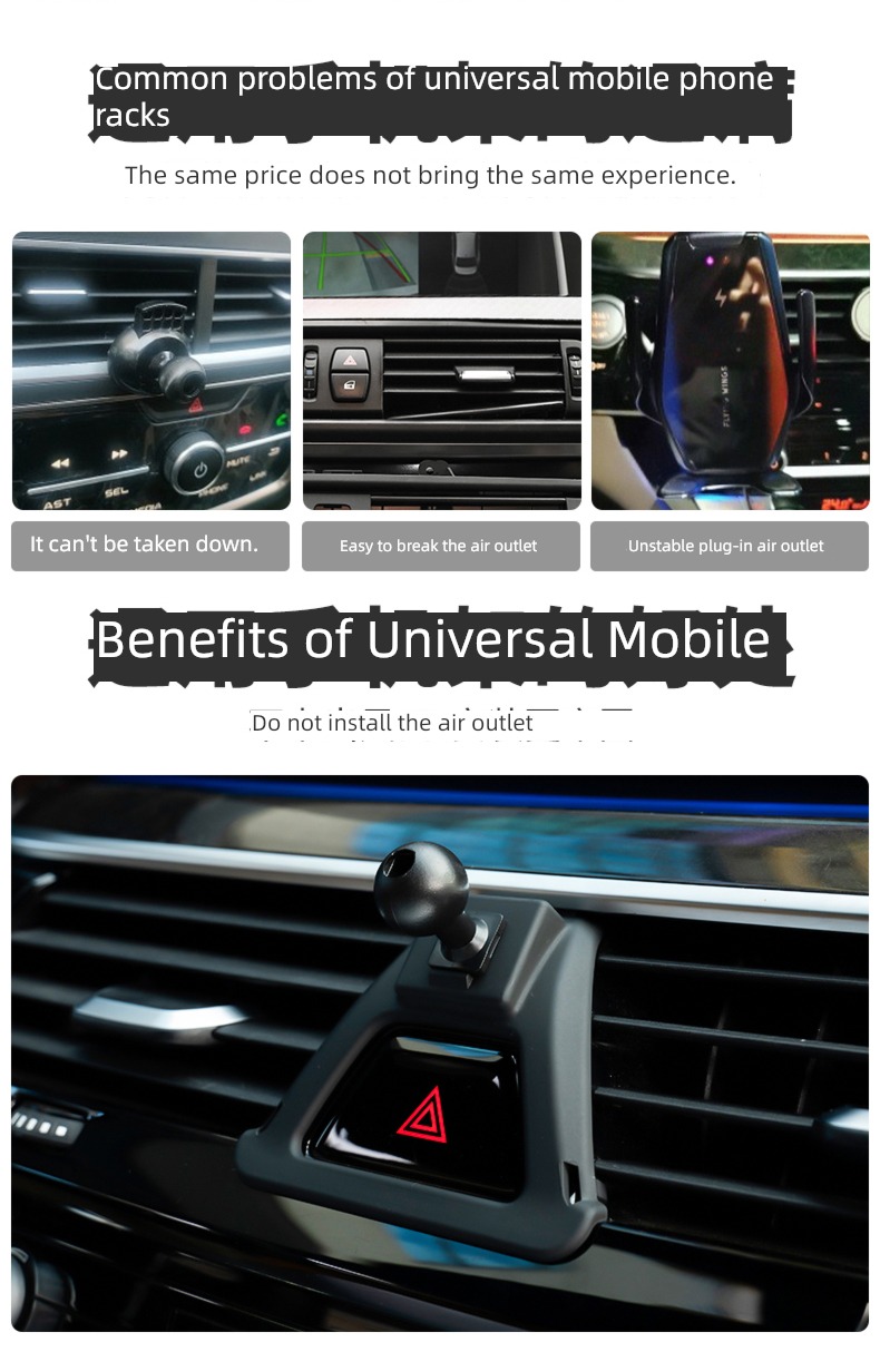 bmw 1 system wireless charge base Mobile phone bracket
