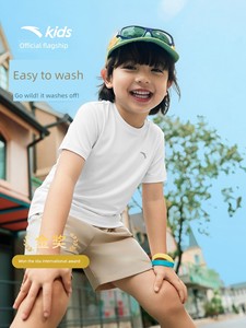 Easy-To-Wash T-Shirt Anta Children's Short-Sleeve T-Shirt for Boys, Baby Short-Sleeve Shirt, 2026 Summer New Quick-Dry B