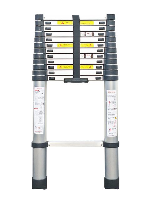 Jiaduoqi aluminum alloy ladder household folding ladder straight ladder indoor lifting escalator foldable portable storage indoor