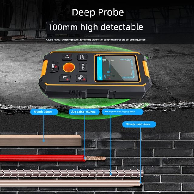 Smart Rat NF-513 wall detector can detect the position of wire reinforcement in the wall multi-function scanner