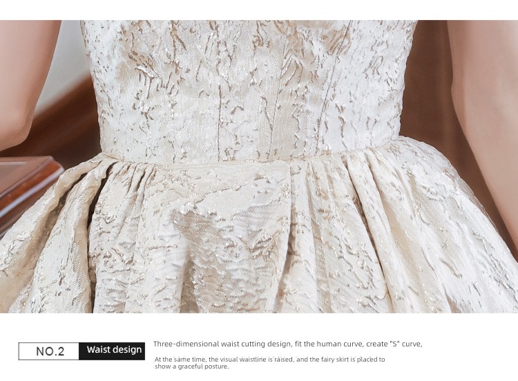 Dress skirt high-end A lady of temperament vocal music Art examination undergarment covering the chest and abdomen