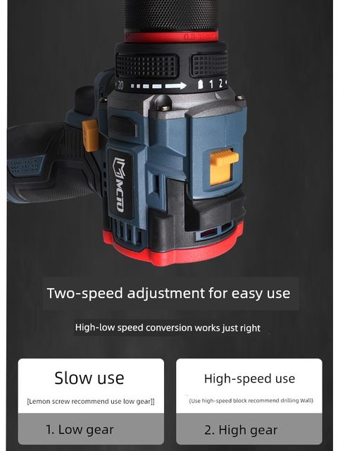 Brushless flash drill high-speed small steel cannon charging drill electric screwdriver metal ratchet chuck flashlight to small electric batch