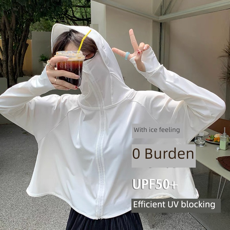 superior quality Hooded UPF 50 + Ice silk breathable Sunscreen