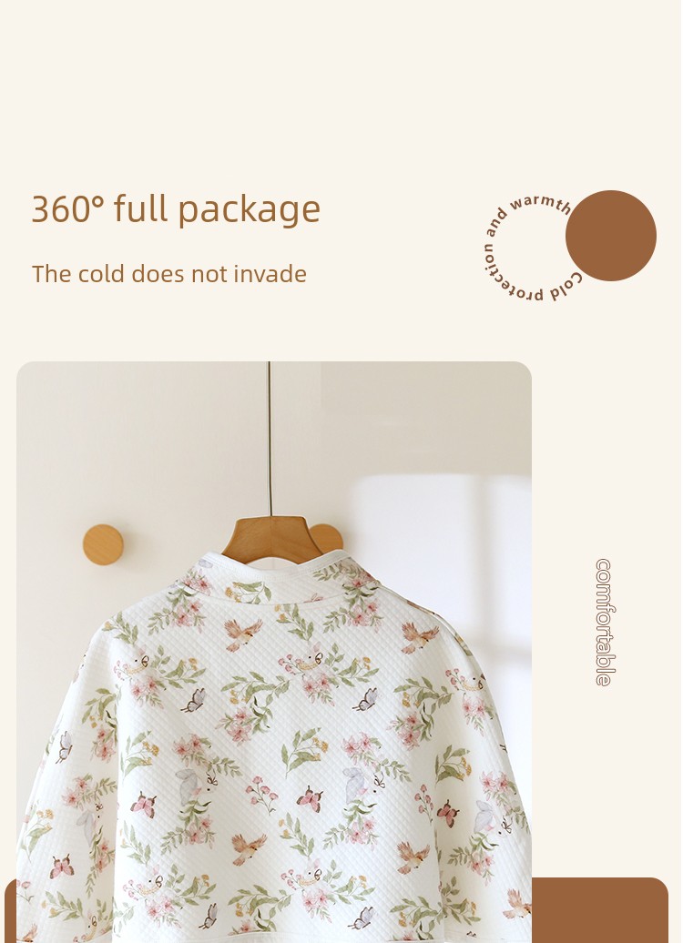 Jq Jingqi Air Cotton Maternity Shawl, Pure Cotton Shoulder Protector for Pregnant Women, Anti-Cold Nursing Cape for Air-Conditioned Rooms, Postpartum — 5
