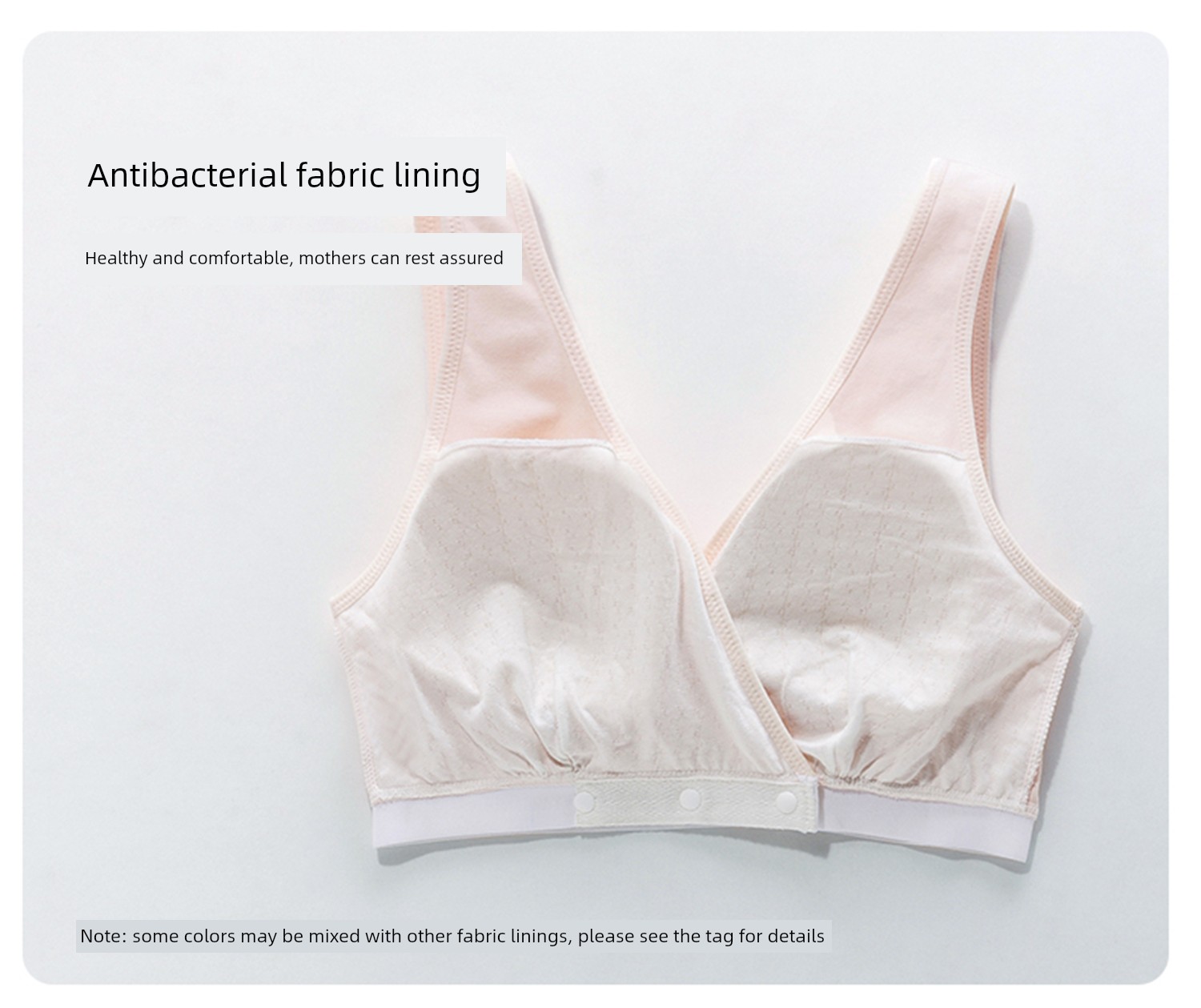 Cross-Type Special Front Buckle Sleep Cotton Breastfeeding Intimates — 14