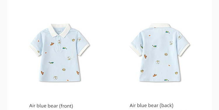 Balabala Kidsren's Clothing Baby Short-Sleeved T-Shirt Boys Infant Summer Clothing Kidsren's Tops 2026 New Style Cute and Trendy — 17
