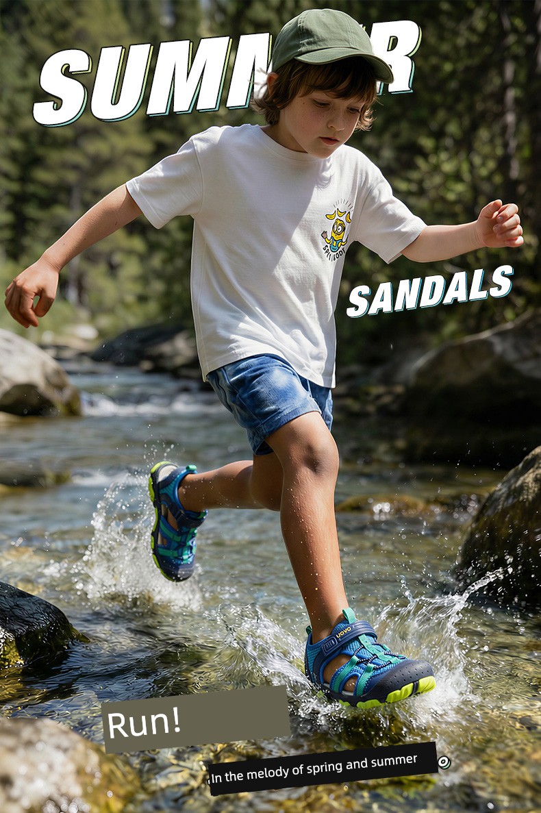 UVO Children's Sandals Summer Closed-Toe Baby — 1