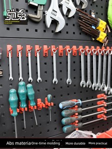 Car Beauty Tool Hanging Board Wall-Mounted Car Wash Brush Polishing Machine Spray Bottle Hook Storage Multifunctional Pl