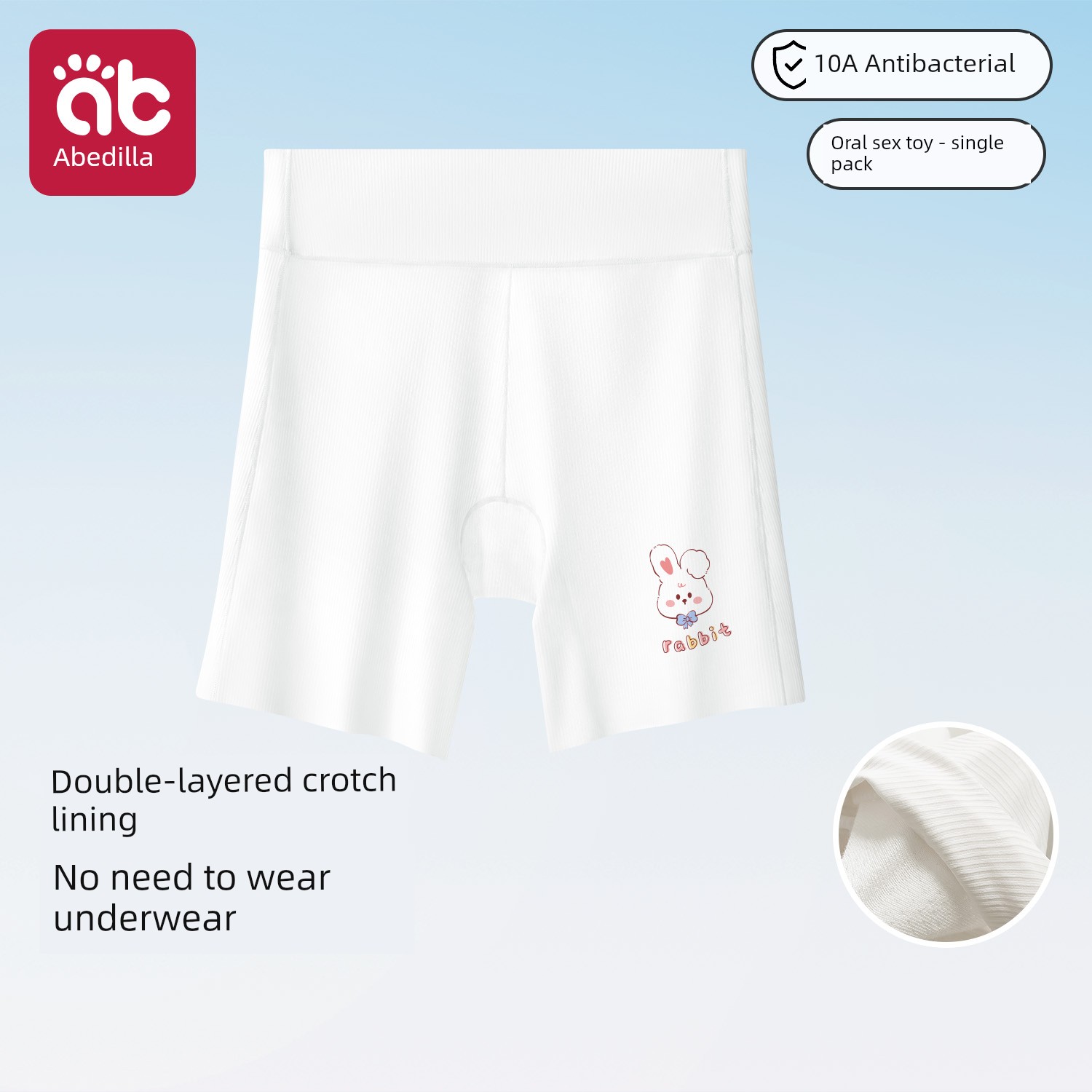 Girls' Safety Shorts and Underwear Two-In-One, Anti-Exposure Leggings for Baby Girls, Summer Thin Style — 4