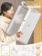 Clothing storage box Household wardrobe Put clothes and pants Layered finishing box Transparent folding storage basket frame artifact