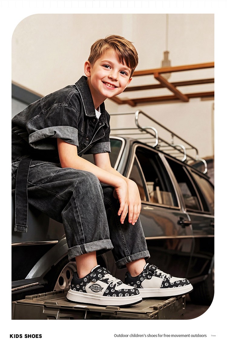 Dickies Kidsren's Sneakers 2026 New Autumn Lightweight Low-Top Sports Shoes for Boys and Girls, Casual Shoes for Middle and Large Kidsren — 3