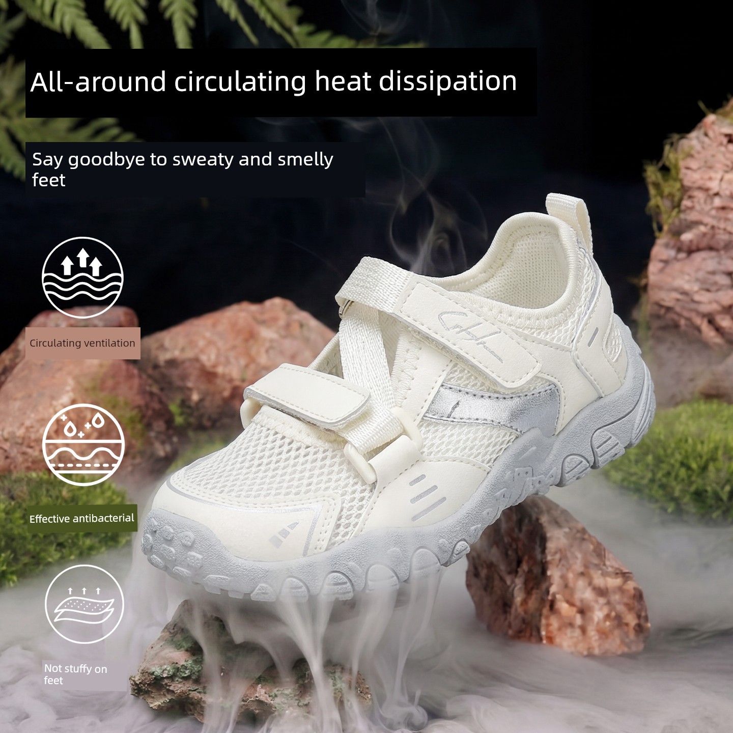Shachi Children's Shoes Girls' Sports Shoes 2026 Summer New Non-Slip Breathable Sandals Thin Shoes Kidsren's Sports Shoes — 2