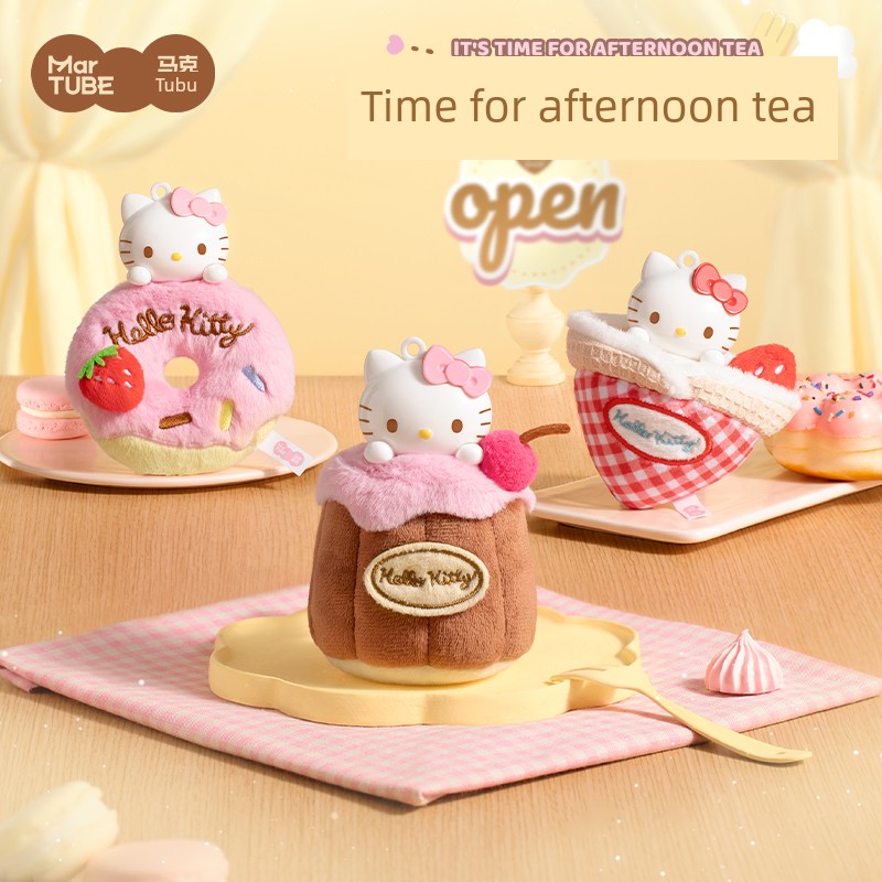 Maktub Hello Kitty Aromatherapy Blind Box Birthday Gift for Girls, Cute Plush Pendant for Graduation