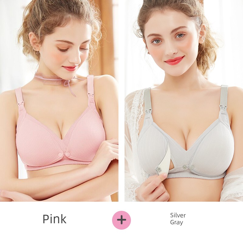 Breastfeeding Intimates Pregnant Women Push up Bras Push-up Postpartum Feeding Pure Cotton Exclusive for Pregnancy Bra Autumn and Winter Thin — 7