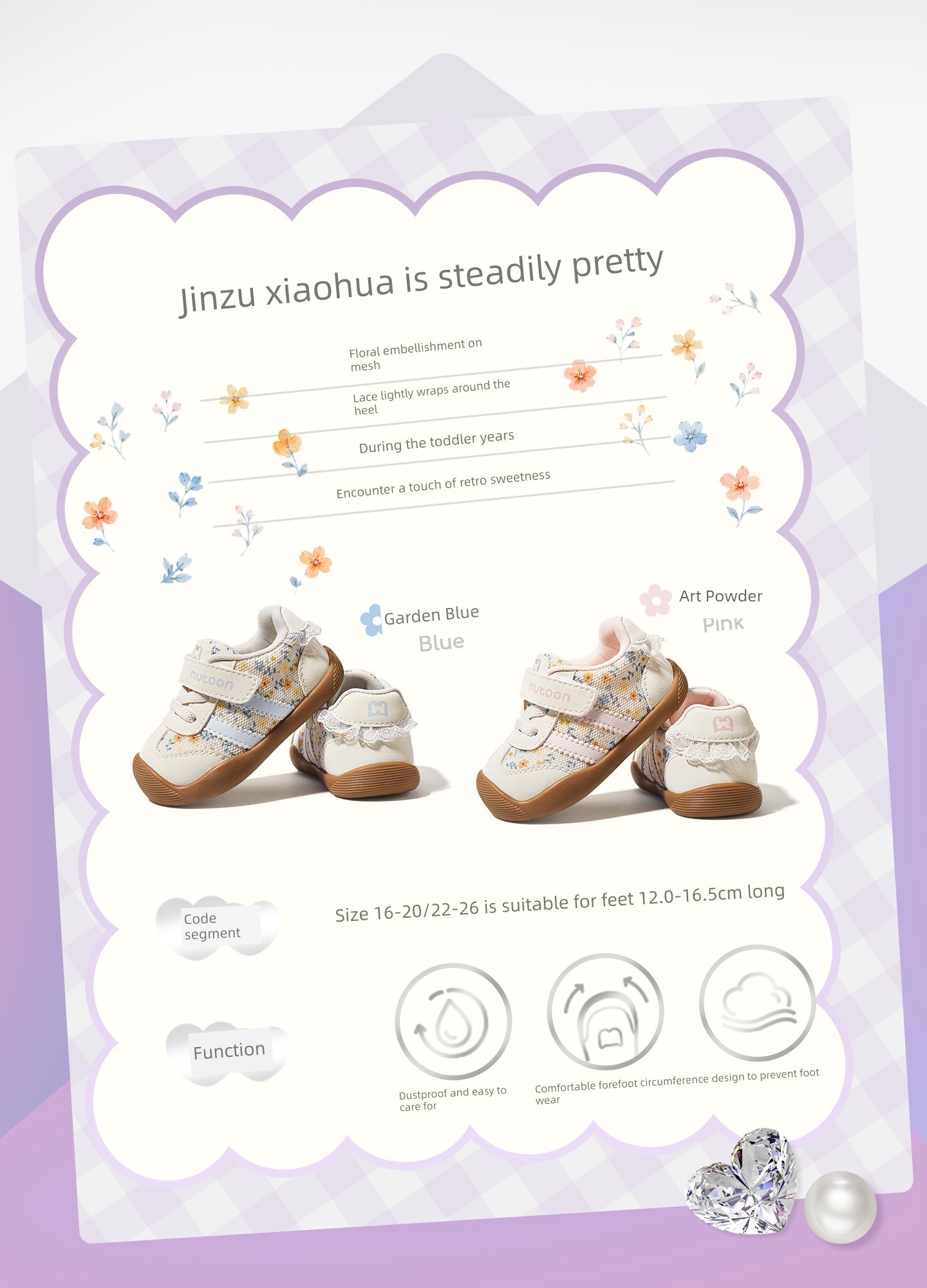 Children's Shoes for Infants, Soft-Soled Princess Training Shoes, 2026 Autumn New Breathable Mesh Functional Shoes for Girls — 4