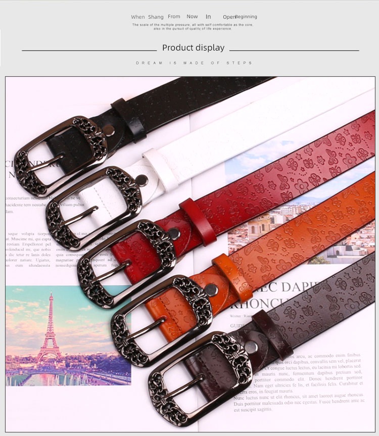 female Retro fashion decorate cowboy summer Belt
