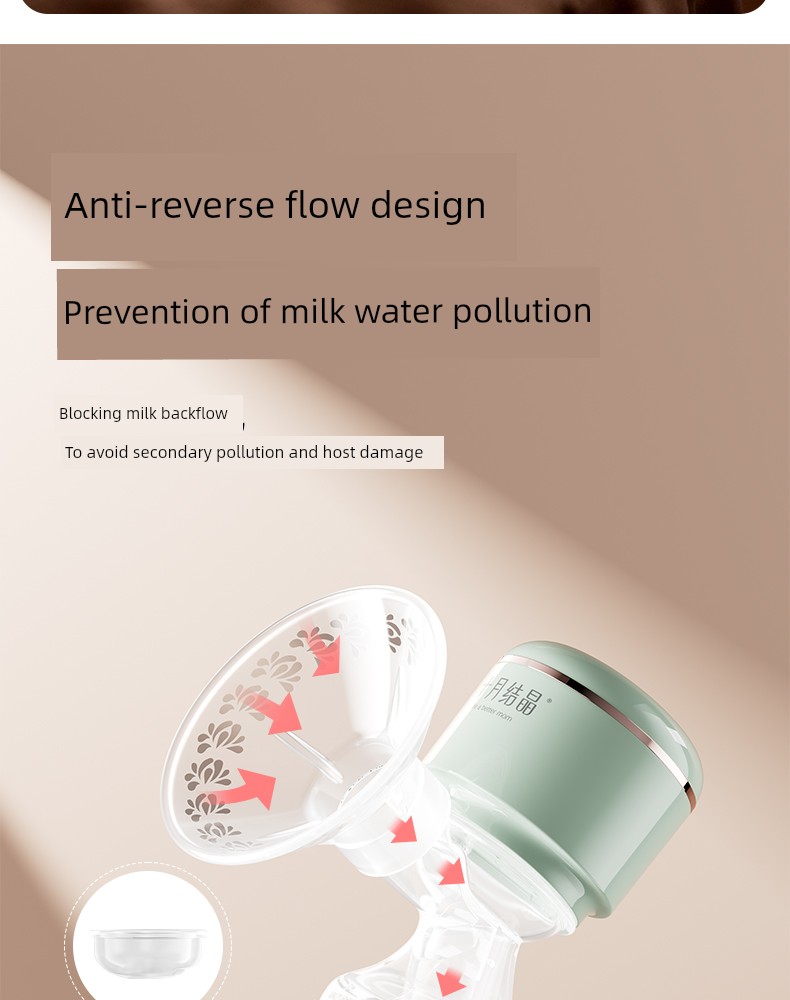 October Crystalline Breast Pump Electric Integrated Automatic Milk Suckling Device Maternal Postpartum Genuine Goods Suction Large Mute — 26