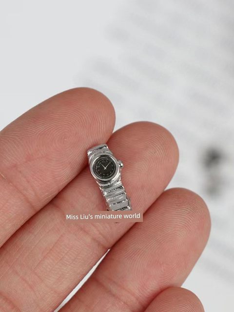 1 12 doll house accessories Mini food play Scene model shooting ornaments Simulation mini watch model