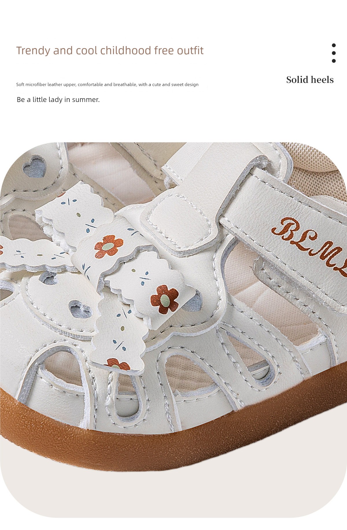 Girls' Sandals 2026 Summer Children's Shoes for 1-4 Years Old, Bowknot Princess Shoes, Closed-Toe, Soft Sole, Non-Slip Baby Girl Shoes — 13