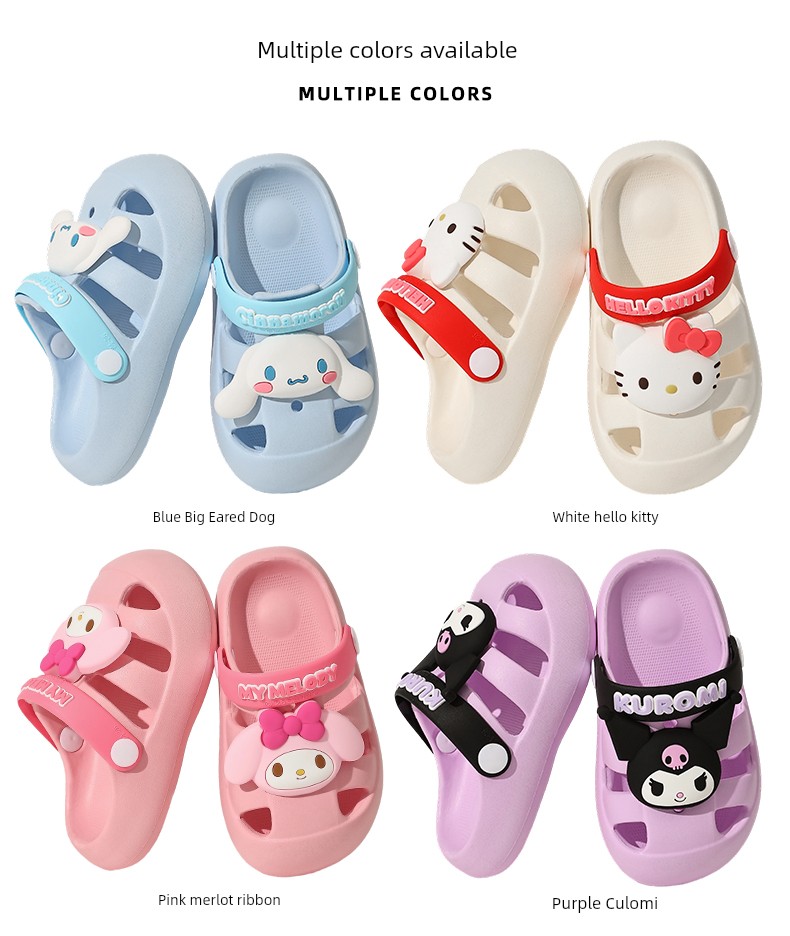 Sanrio Children's Slippers 2026 New Model for Girls, Baby Indoor Non-Slip Kids' Clogs, Summer Sandals — 7