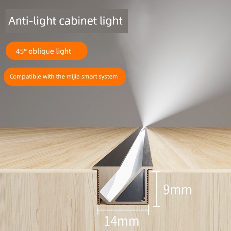 Led Anti-Glare Embedded 45-Degree Luminous Laminate Lamp