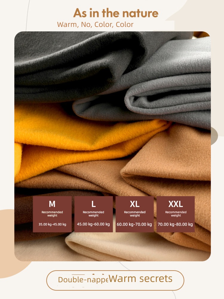 two-sided Derong Autumn and winter Advanced sense thickening Undershirt
