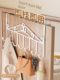 The door hook porch hood artifact wall hanging storage rack without punching holes on the bedroom door side clothes rack