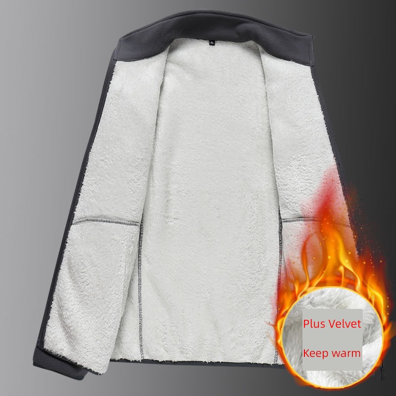 thickening Fleece trend easy Big size keep warm cotton-padded clothes